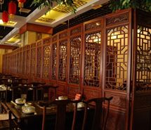 老北京炸酱面馆红红火火的气氛――古典中式装修设计