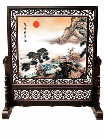 中式屏风