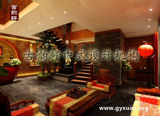 中式别墅装修效果图