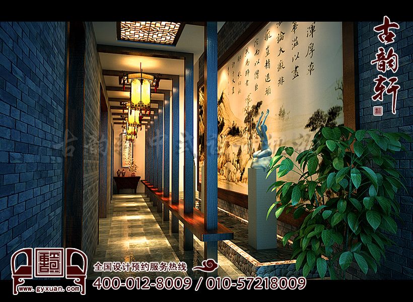 茶楼中式装修图片