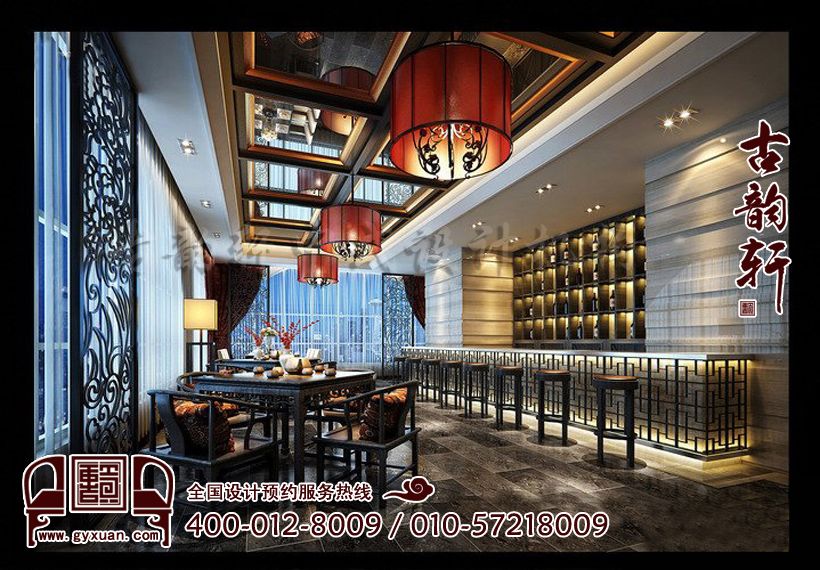 酒店中式装修效果图