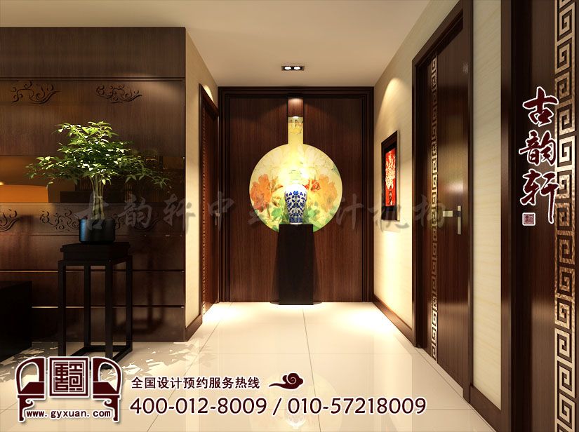 门厅中式装修效果图
