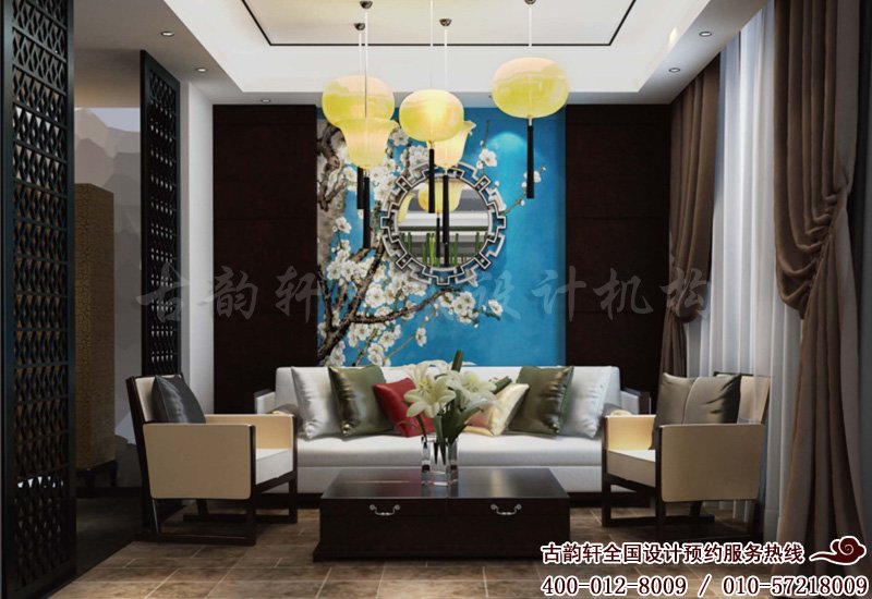 会所中式装修图片