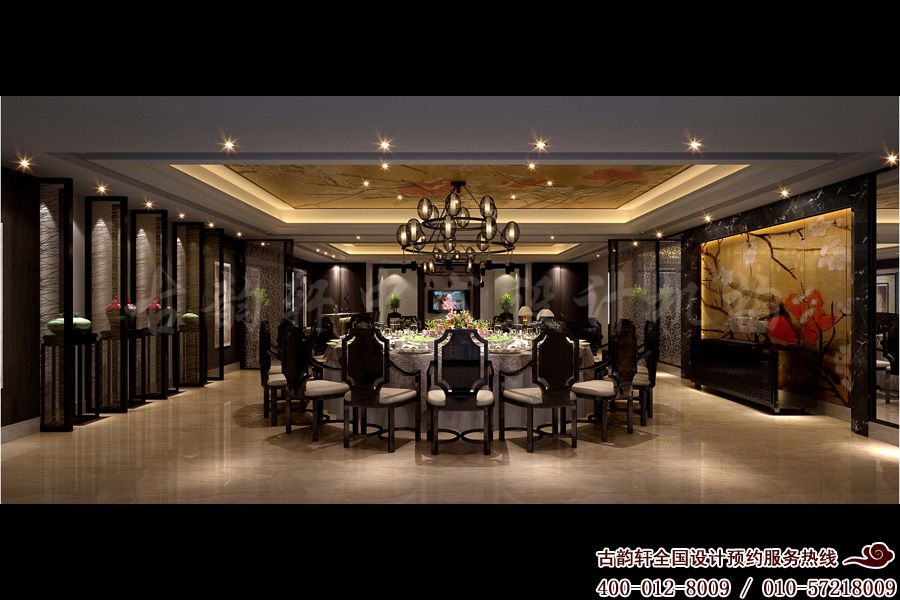 古典中式风格酒店装修效果图