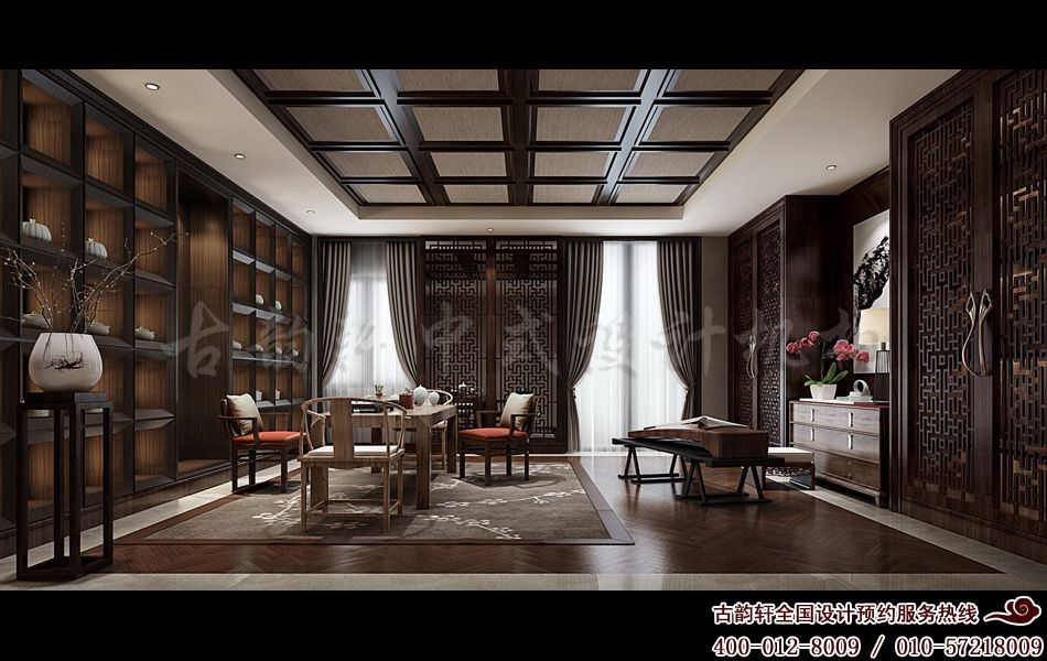 新中式样板间装修效果图