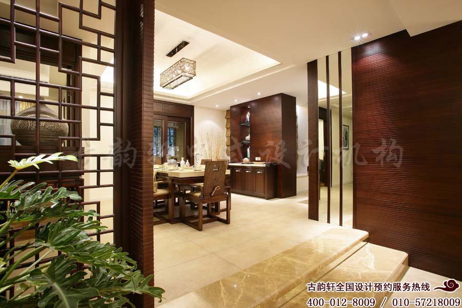 大户型中式风格装修_住宅装修效果图