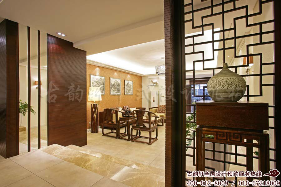 大户型中式风格装修_住宅装修效果图