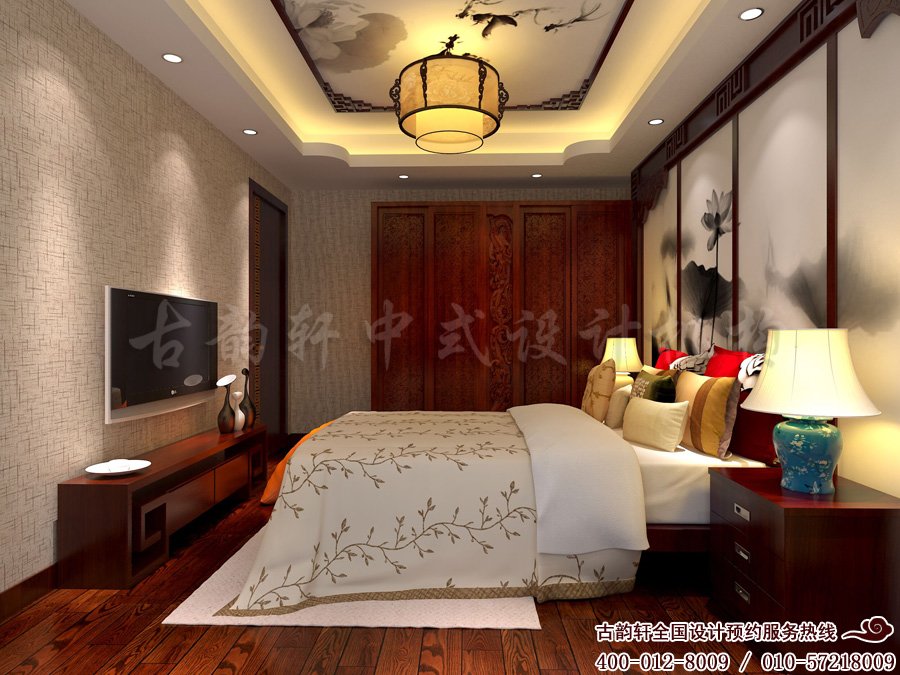 衡水简约中式风格_小户型装修效果图