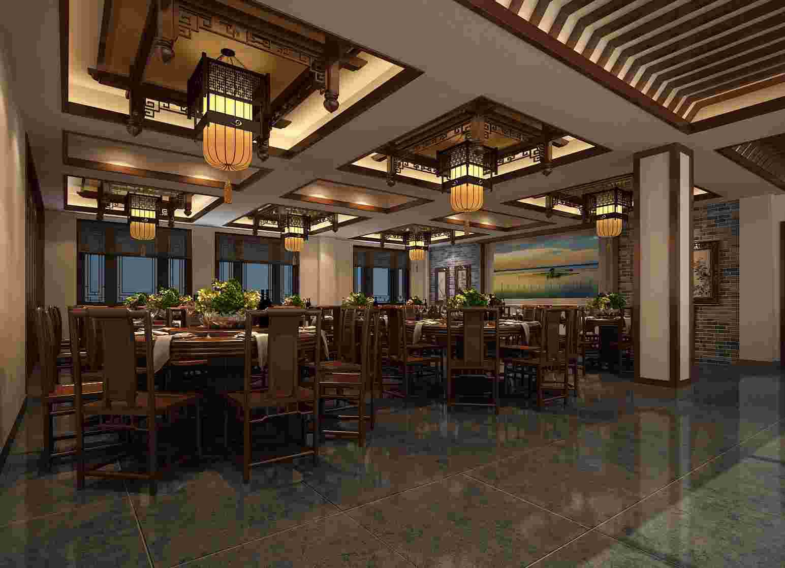 古韵轩苏州古典中式风格餐厅设计